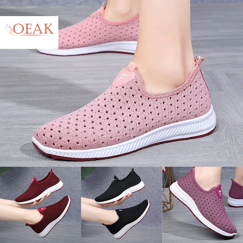 

Summer Women's Sports shoes sneakers shoes fashion hollow out breathable leisure walk soft and comfortable