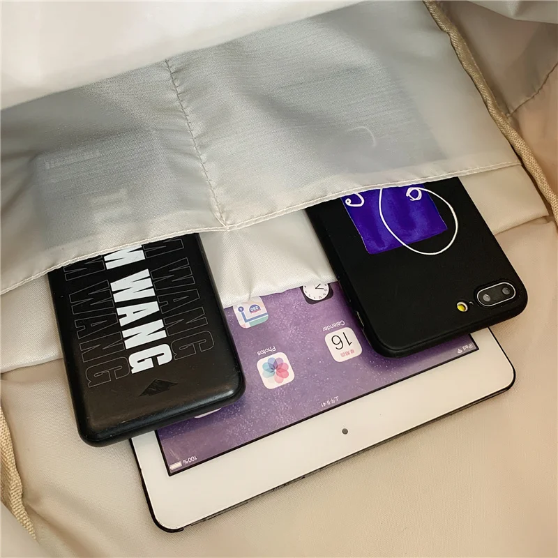 

DIFA Waterproof nylon Women Backpack Female Multiple pockets Insert buckle schoolbag for Teenage girls large capacity Mochilas