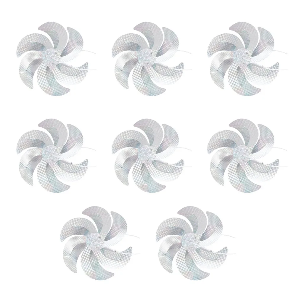 

Wind Spinners Reflective Pinwheels Gardening Tools Bird Repellent Anti-bird 8pcs Patio Farm Decor Scare Birds Outdoor Winnower
