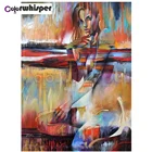 Алмазная живопись, полноразмернаякруглая алмазная живопись 5D леди и женщина, вышивка крестиком, мозаика, картина из кристаллов, искусство TH088