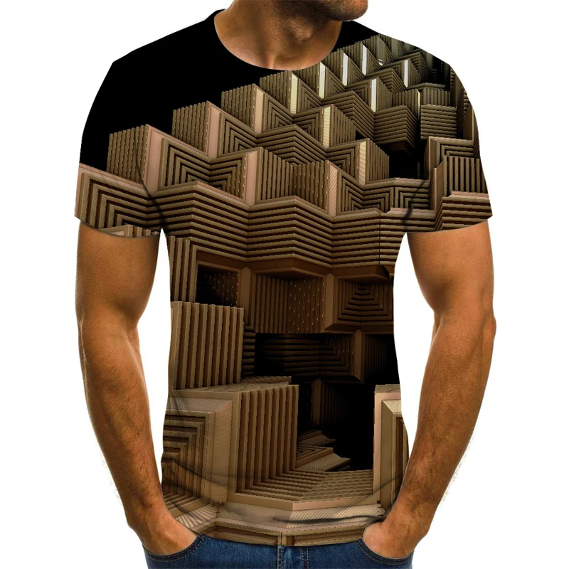 

2020 new fashion men's t-shirt 3D printing summer fashion casual top shirt t-shirt