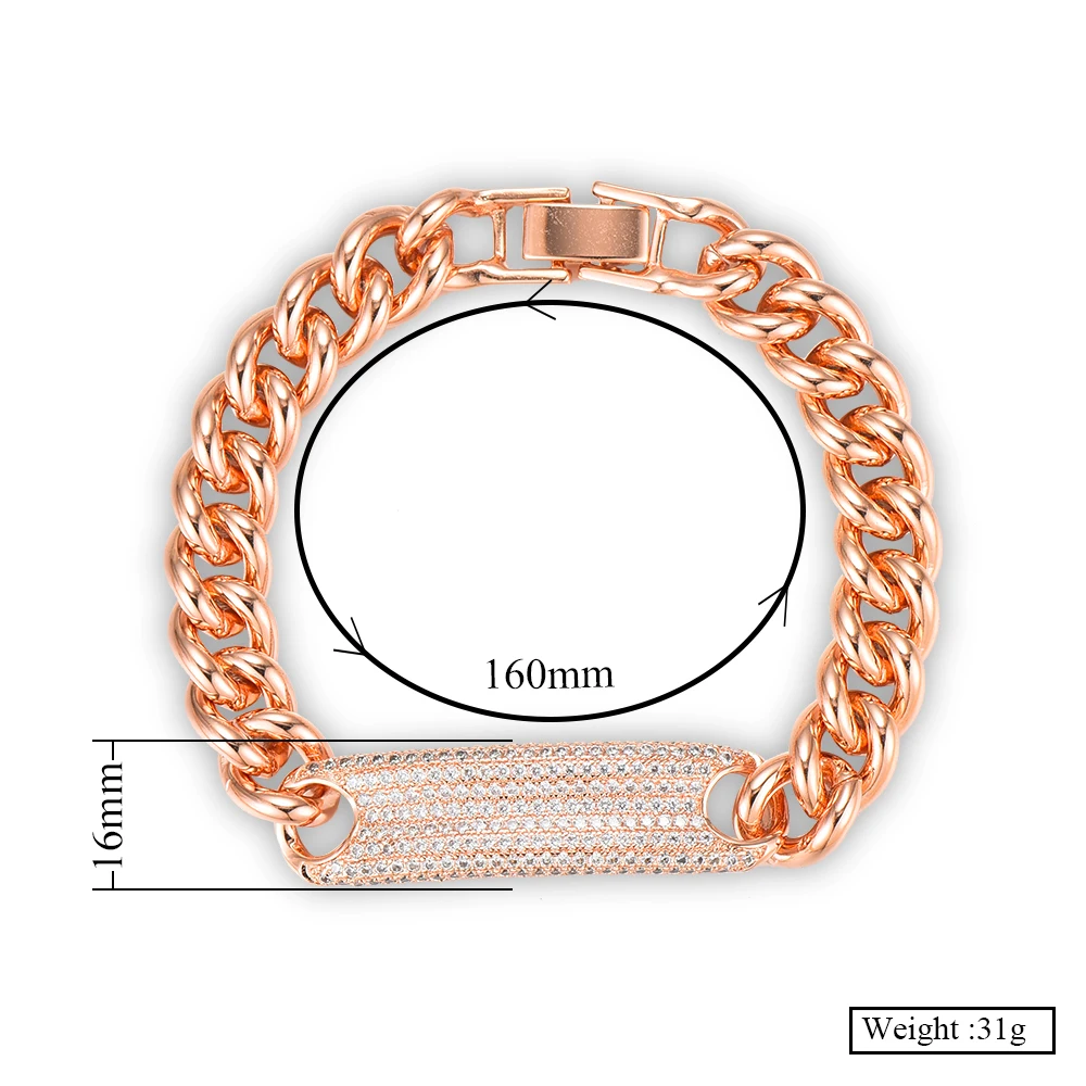 

Personality Nice Shiny CZ Fine Chains Bangle Women man couple bracelet Best Super Gift for Friends Lover unexpect surprise