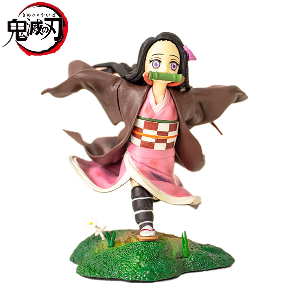 

Demon Slayer Anime Figure Kimetsu No Yaiba Nezuko Running Model Emon Slayer Nezuko Anime Action Figures Toys for Children PVC