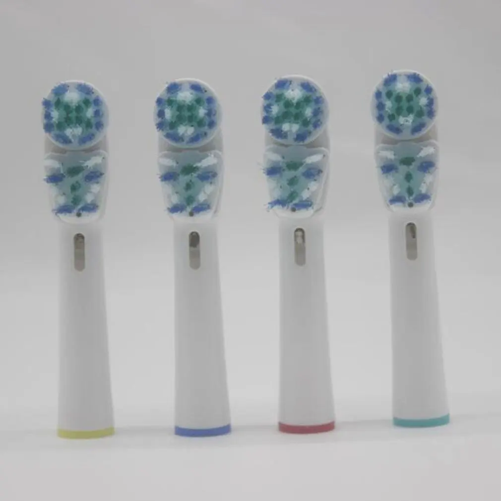 

4PCS Double Head Electric Toothbrush Head Replaceable Brush Head Dental Cleaning Tools Rotary Type Electric Toothbrush Nozzles