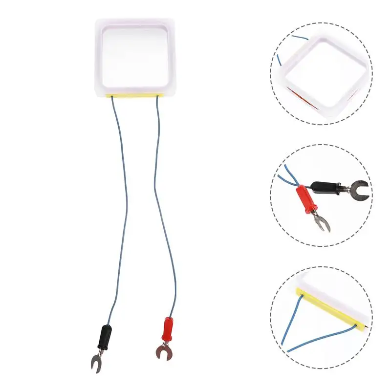 

1 Set of Electromagnetics Experimental Square Coil Lab Physics Experiment Tools