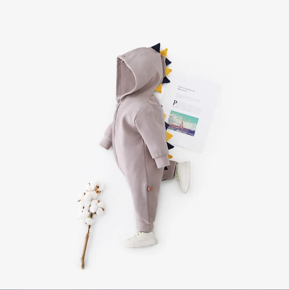 Детский комбинезон с длинным рукавом 7plus1 хлопковый капюшоном и для детей 3 6 9 12