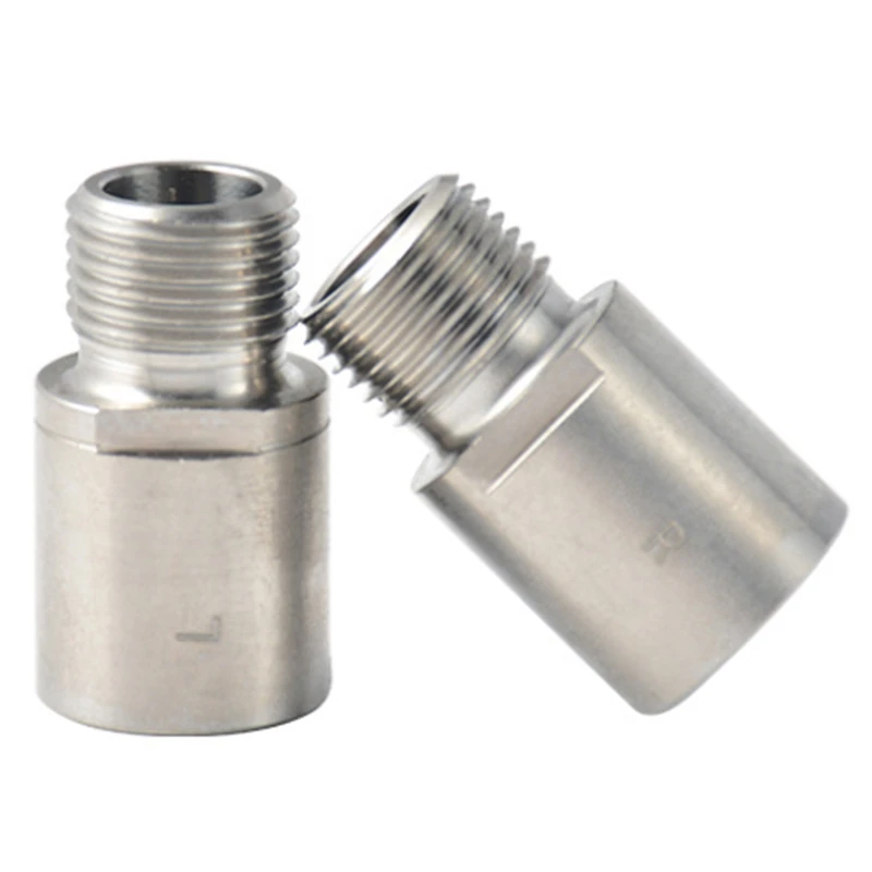 

1 Pair Chrome-Molybdenum Steel Bicycle Extended Pedal Spacer Fit Any 9/16 in Threaded Pedals,Extended 20mm/ 0.79In