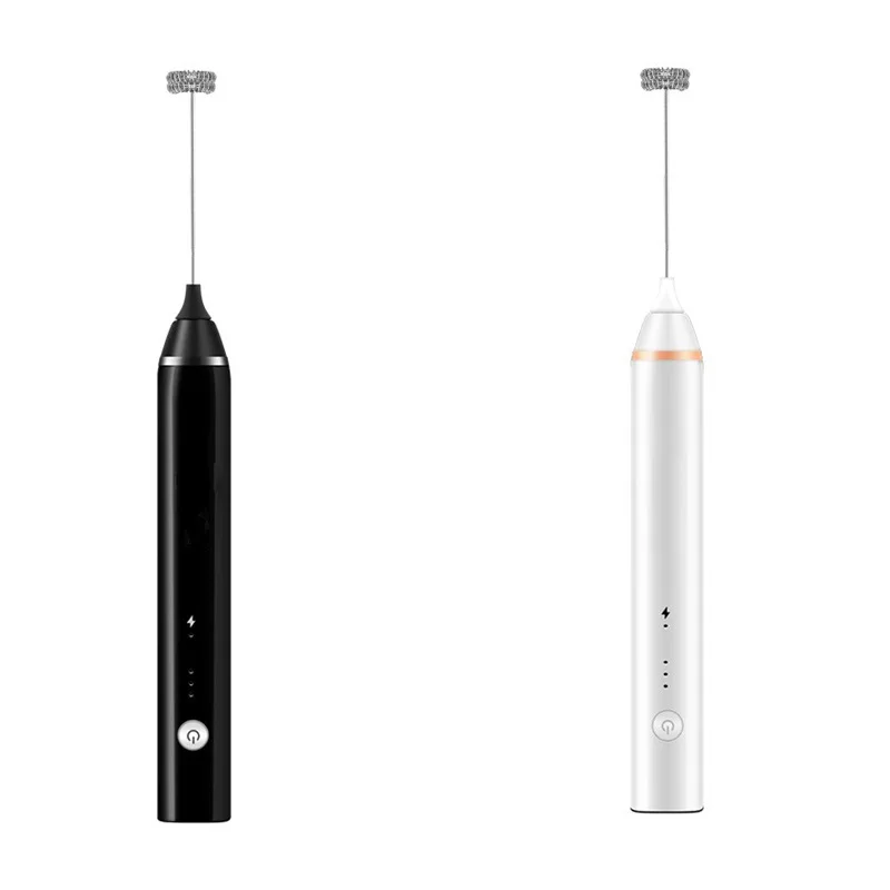 USB Электрический яичный венчик для взбивания молока 2-в-1 Кухня смеситель капучино