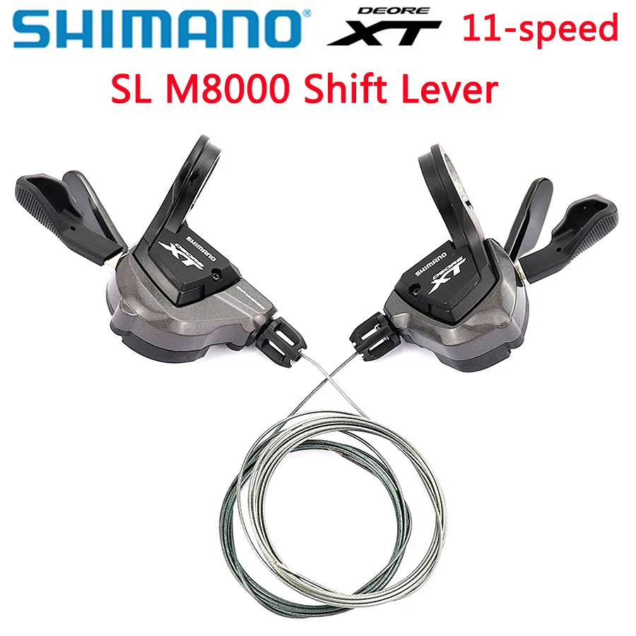 Shimano Deore XT SL M8000 рычаг переключения передач M8000 MTB рычаг переключения скоростей Rapidfire Plus 3x11 2x11-скоростной аксессуары для горного велосипеда