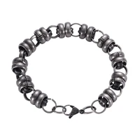 fashion wrist jewelry stainless steel chain link bracelets men punk rock male bangles hand chain wristband gift party gs0066