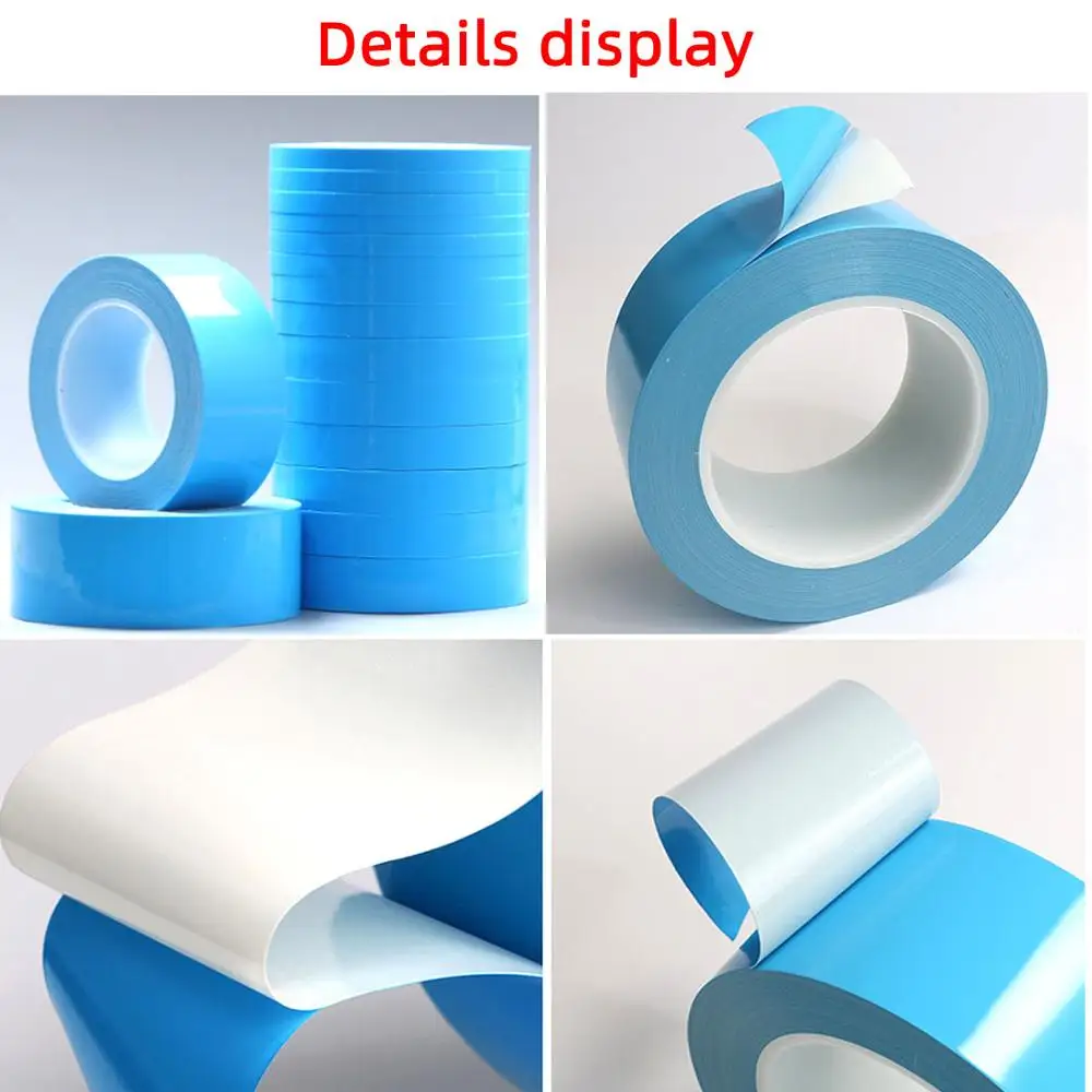

25m 5/8/10/12/20mm Width Transfer Heat Tape Transfer Tape Double Side Thermal Conductive Adhesive Tape for Chip PCB LED Strip