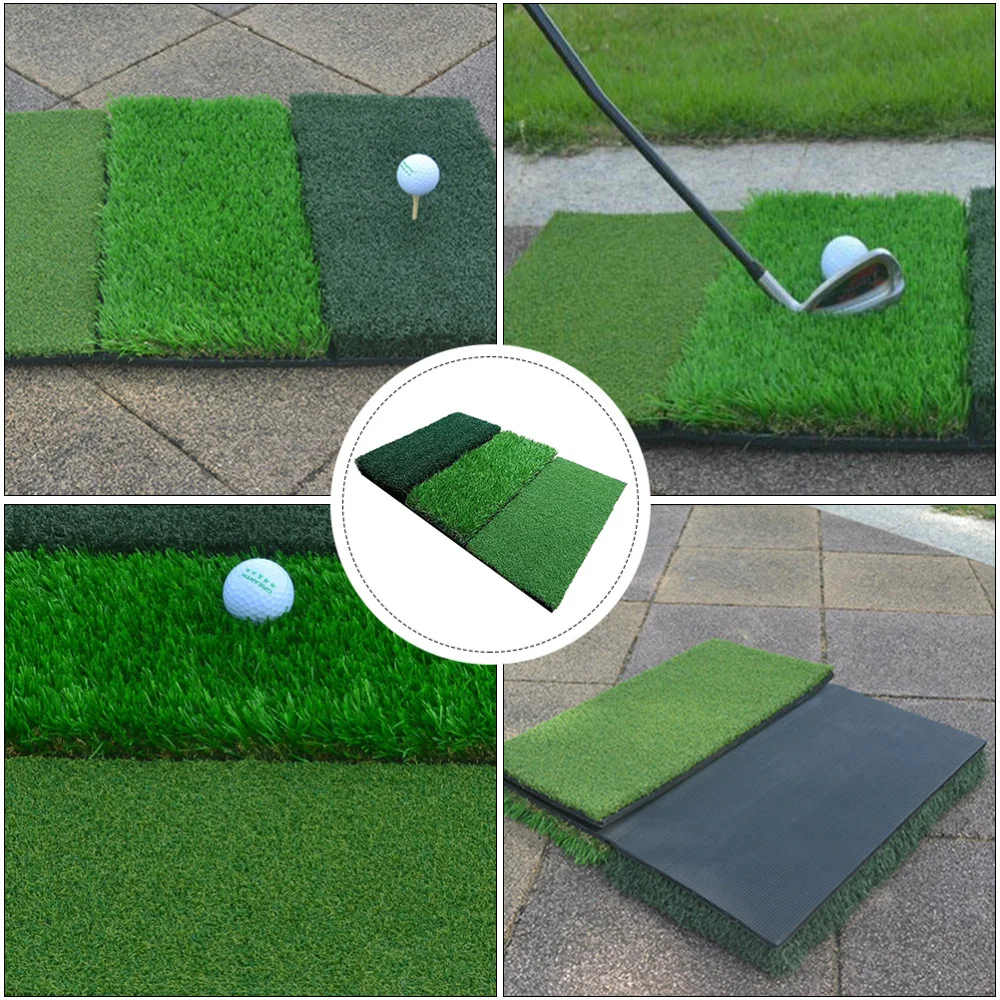 

1pc Long Short Grass Practice Mat Indoor Turf Mat Training Mat