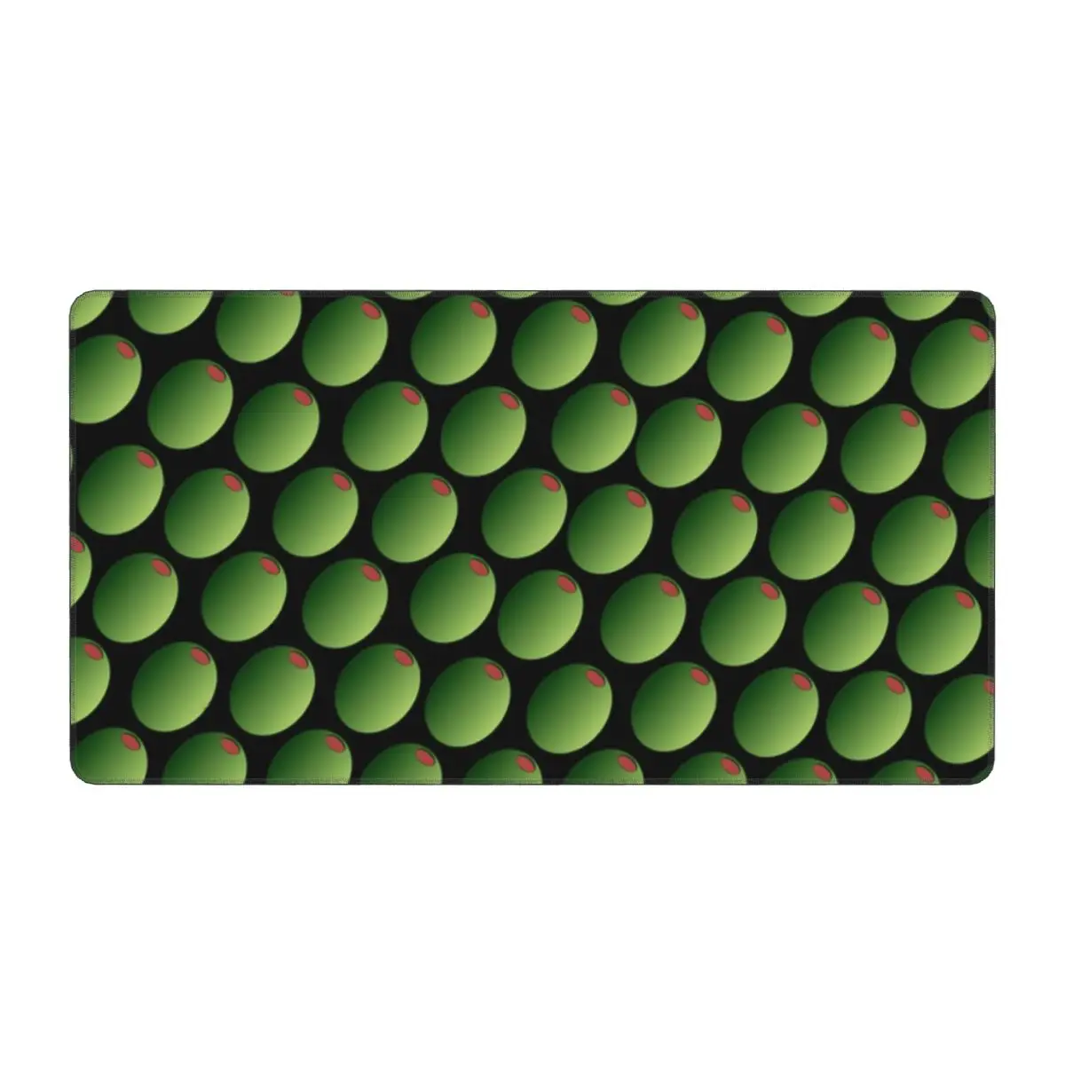 

Green Olive Pattern Vegetables Office Mouse Mat Mousepad Food XL Laptop Rubber Computer Mouse pad