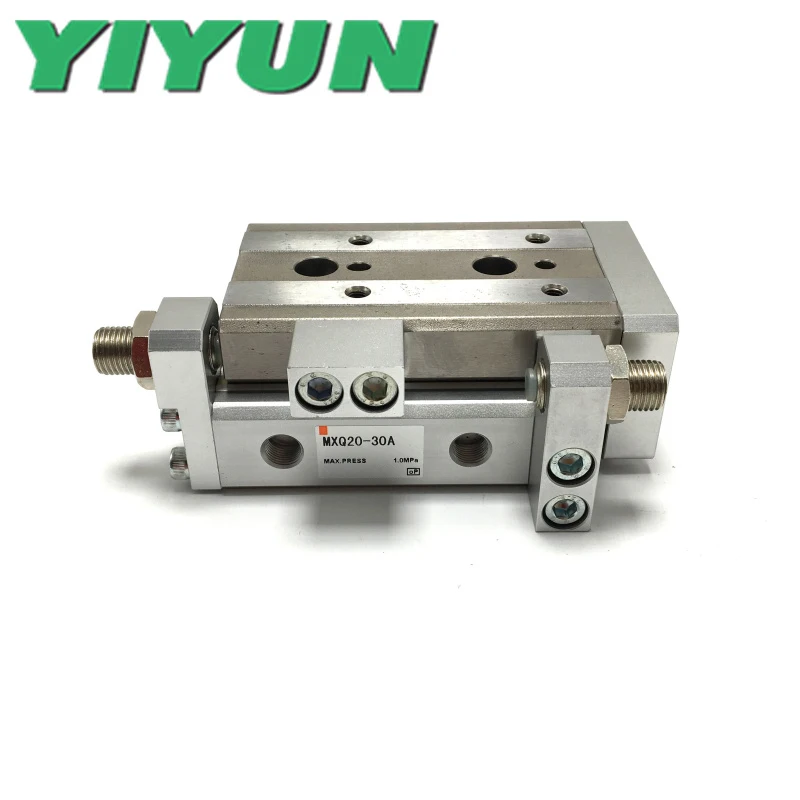 

MXQ20-75BS/100BS/125BS/150BS MXQ20-75BT/100BT/125BT/150BT CS CT YIYUN Pneumatic cylinder Air Slide Table MXQ Series