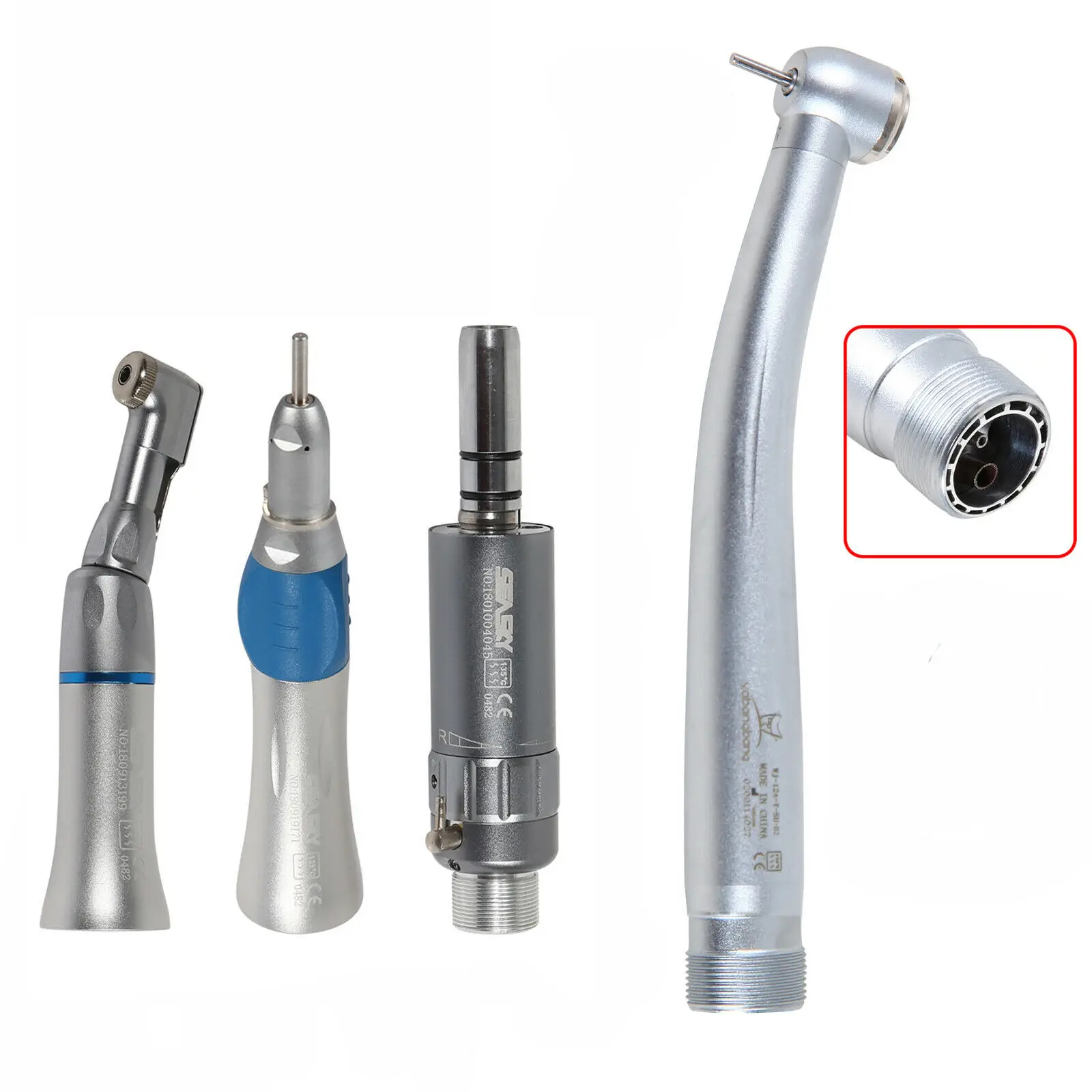 Стоматологический высокоскоростной наконечник прямой Воздушный Двигатель с