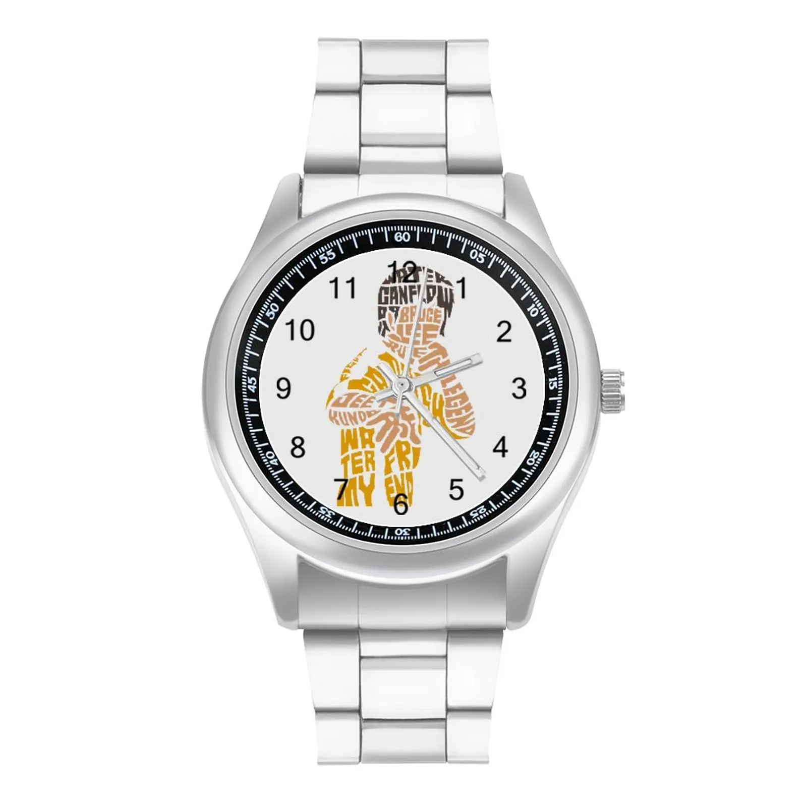 

Bruce Lee Quartz Watch Photo Original Wrist Watch Steel Affordable Fishing Couple Wristwatch