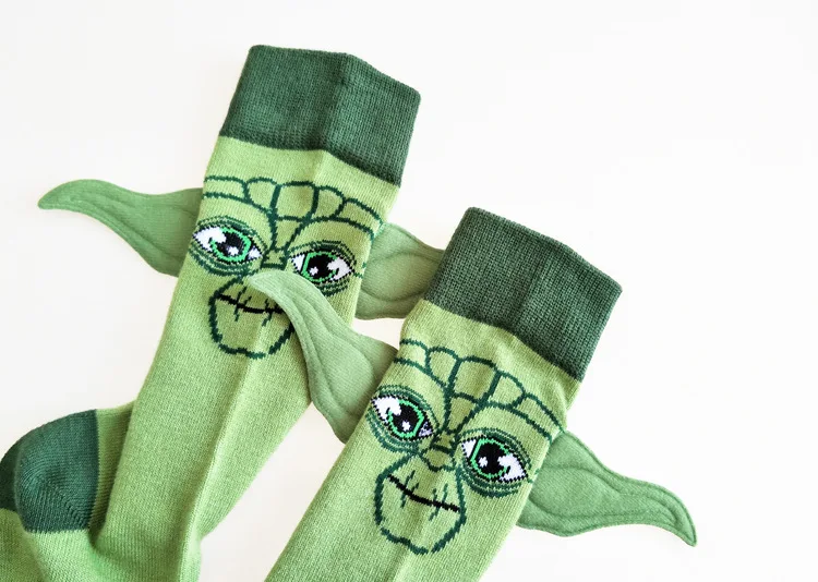 Звездные войны Уважаемый Мастер джедай носки уличные косплей хлопок комиксы для