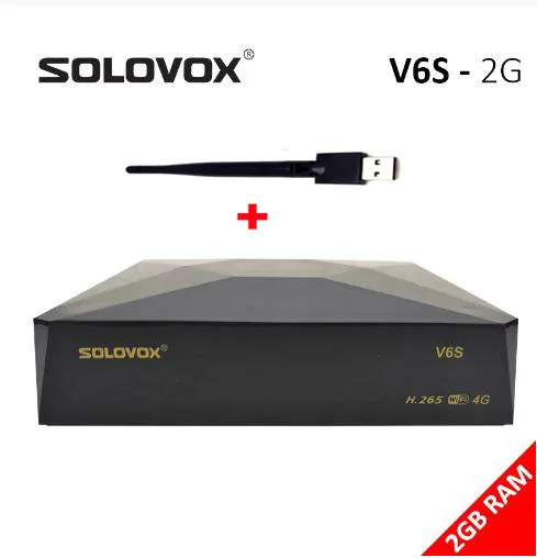 Спутниковый ресивер Solovox V6S DVB-S/S2 с поддержкой 3G CAM power vu biss VS GT MEDIA V7S S-V6 | Электроника