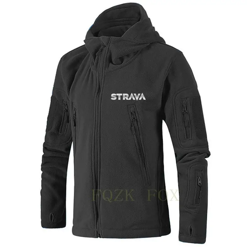 Fleece Jacket Thick Cycling Men's Winter Outdoor Warm Windbreaker Bicycle Clothing Mtb Bike Riding Short Wind Jackets | Спорт и