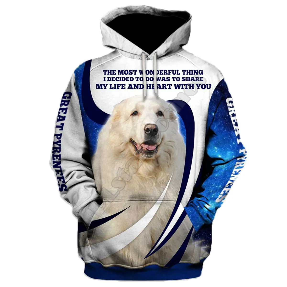 

Creat Pyrenees 3D Printed Hoodies Funny Pullover Men For Women Funny Sweatshirts Animal Sweater Drop Shipping 07