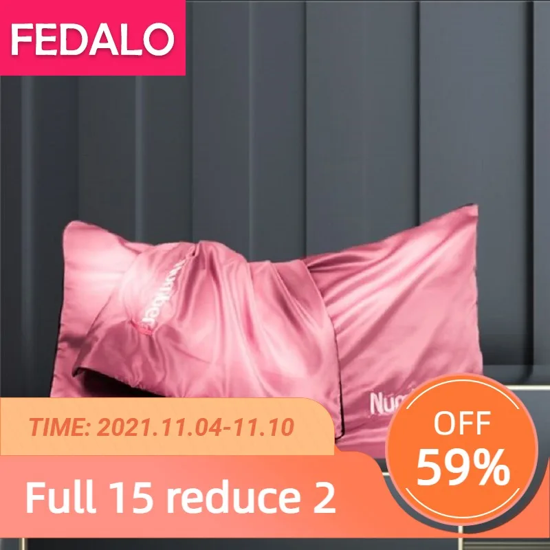 

Ощущение прохлады тертая хлопковая шелковая наволочка шелковистой наволочка пара летняя ледяная шелковая вышитая наволочка 48X74CM