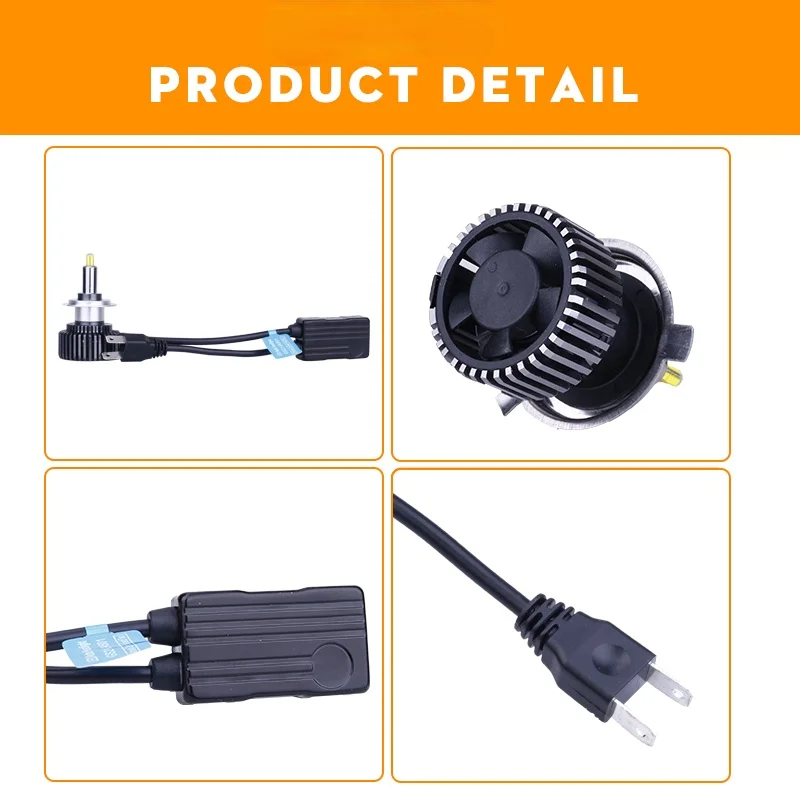 

H1 H7 LED 360 H4 20000LM HB3 HB4 9012 HIR2 Led H11 H8 9006 9005 Car Headlight Bulb diode Fog Lamps for auto 6000K 8000K 12V HLXG