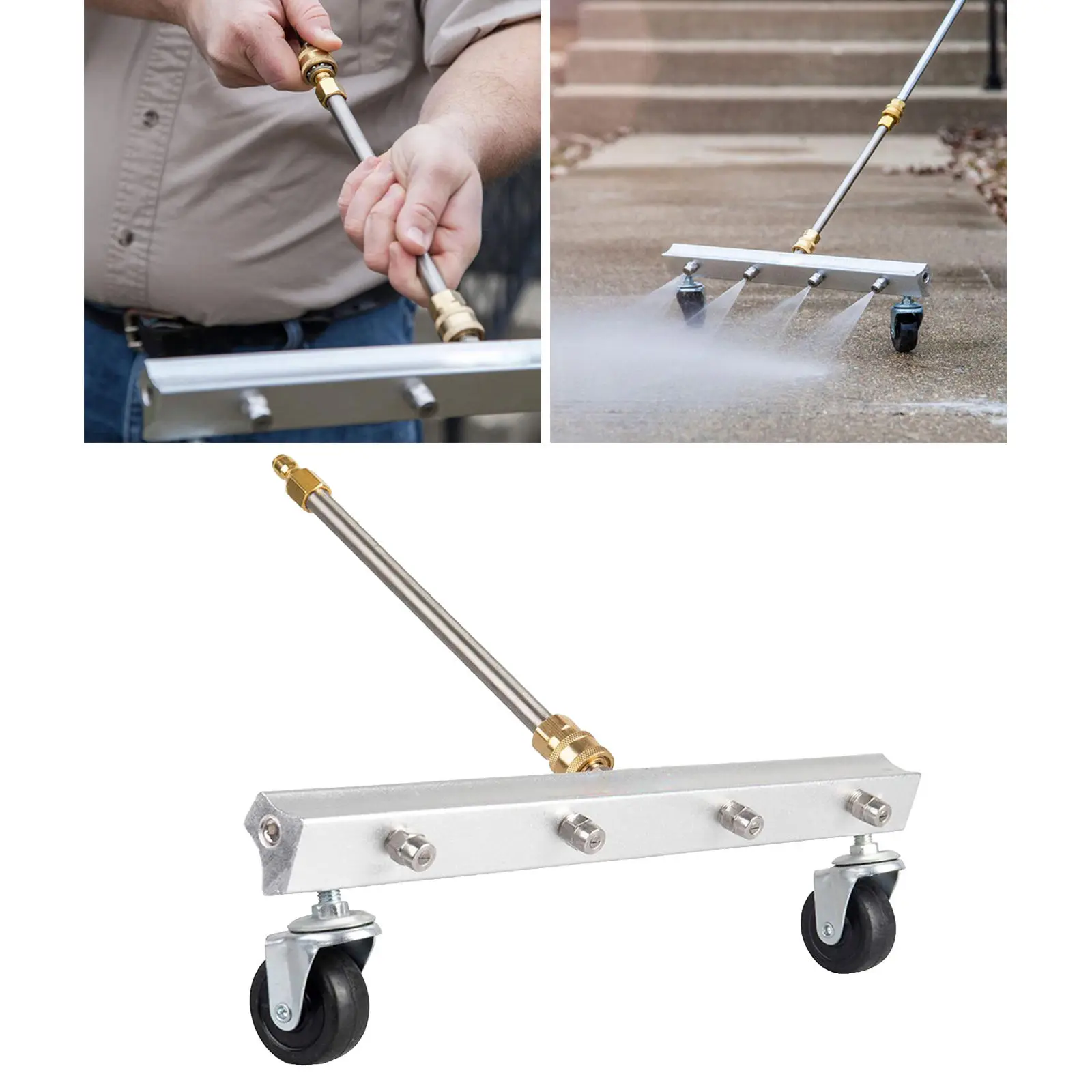 Очиститель шасси очиститель поверхности для мойки под давлением щетка мытья