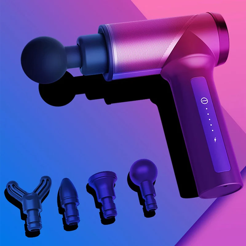 Массажный пистолет для тела снятия мышечной боли в шее глубокий массажер