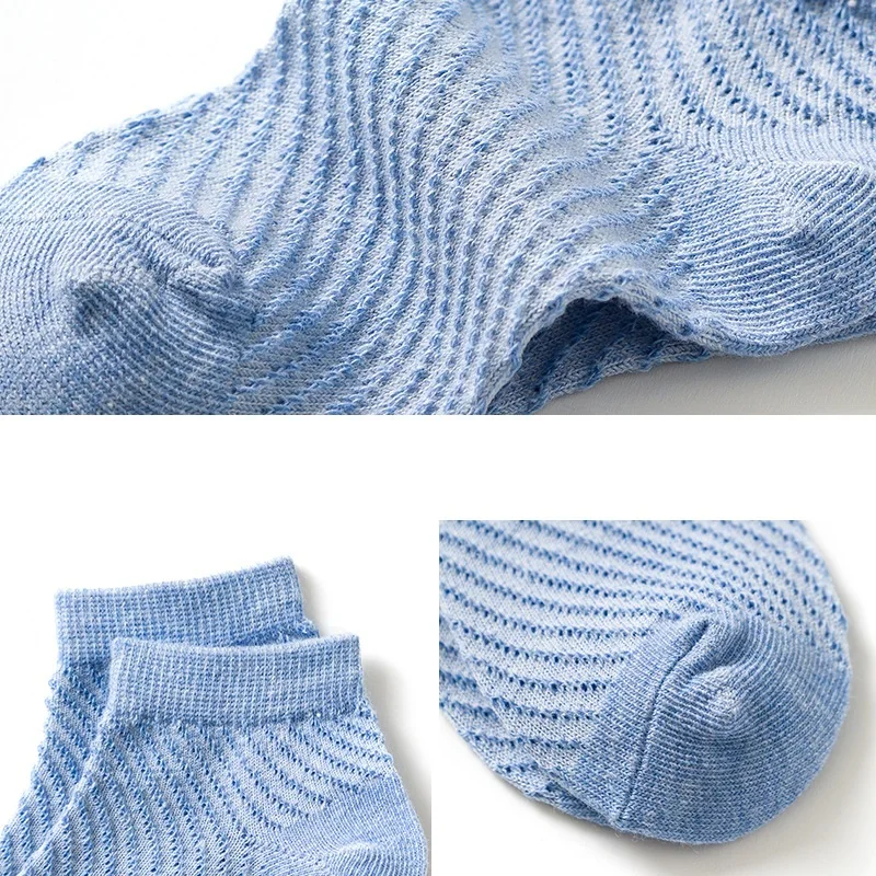 

5 pairs a lot Student socks cotton solid color school socks boys girls uniform socks white color for children