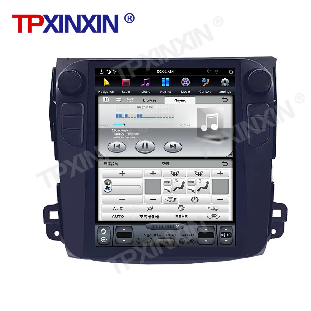 Android 10 4G + 128G DSP для Mitsubishi Outlander 2006 - 2012 ISP сенсорный экран автомобильный