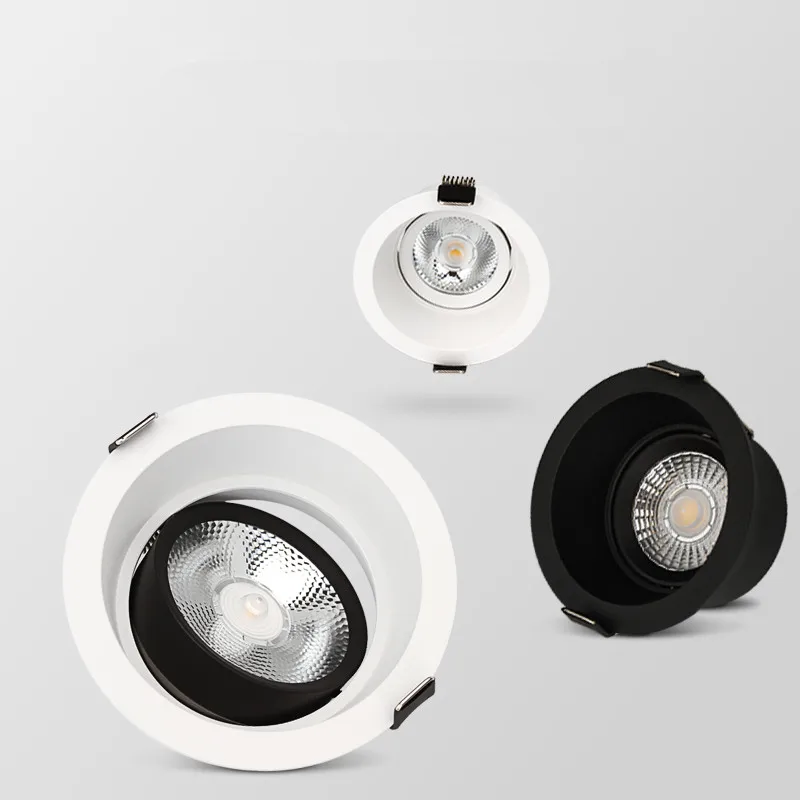 

Приглушаемый светодиодный потолочный светильник с COB матрицей, ультратонкий, с защитой от ослепления, встроенный бытовой светодиодный свет...