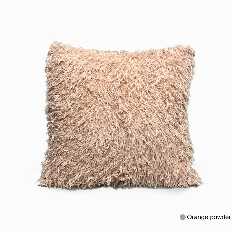 50x50 см плюшевый пушистый чехол для подушки Новый декоративный домашний декор