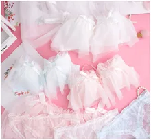 Bonito e doce sutiã e calcinha conjunto 3 peças lolita lingerie conjunto reunido topo de renda solúvel em água nenhum anel de aço malha gaze menina (4)
