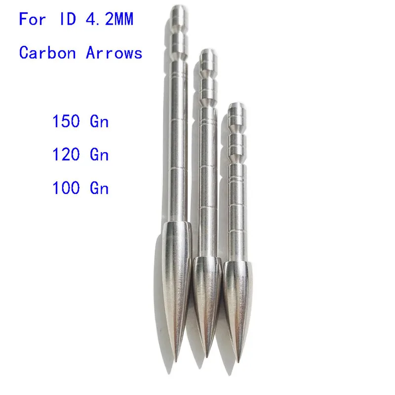 Наконечники из нержавеющей стали ID3.2/100 мм для стрельбы лука | Спорт и развлечения