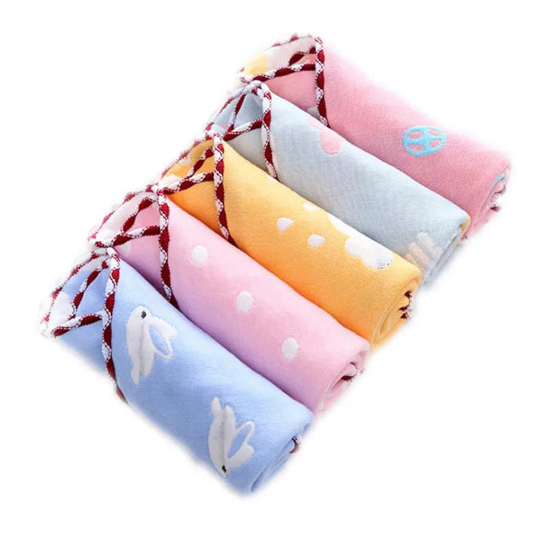 5 шт./комплект Детские хлопковые полотенца с капюшоном|Полотенца| |