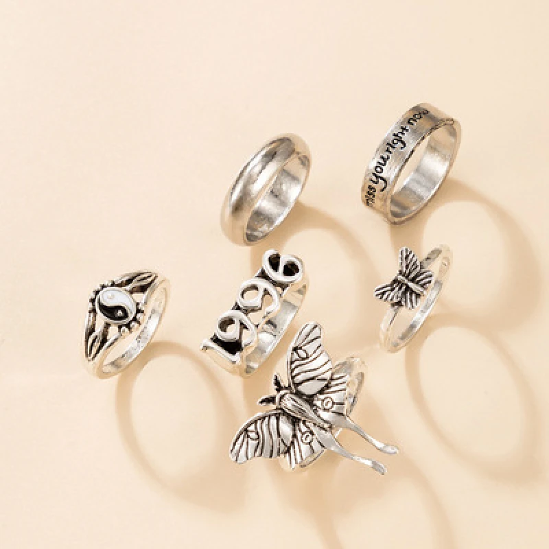 Кольцо женское в стиле хип-хоп с капель масла | Украшения и аксессуары