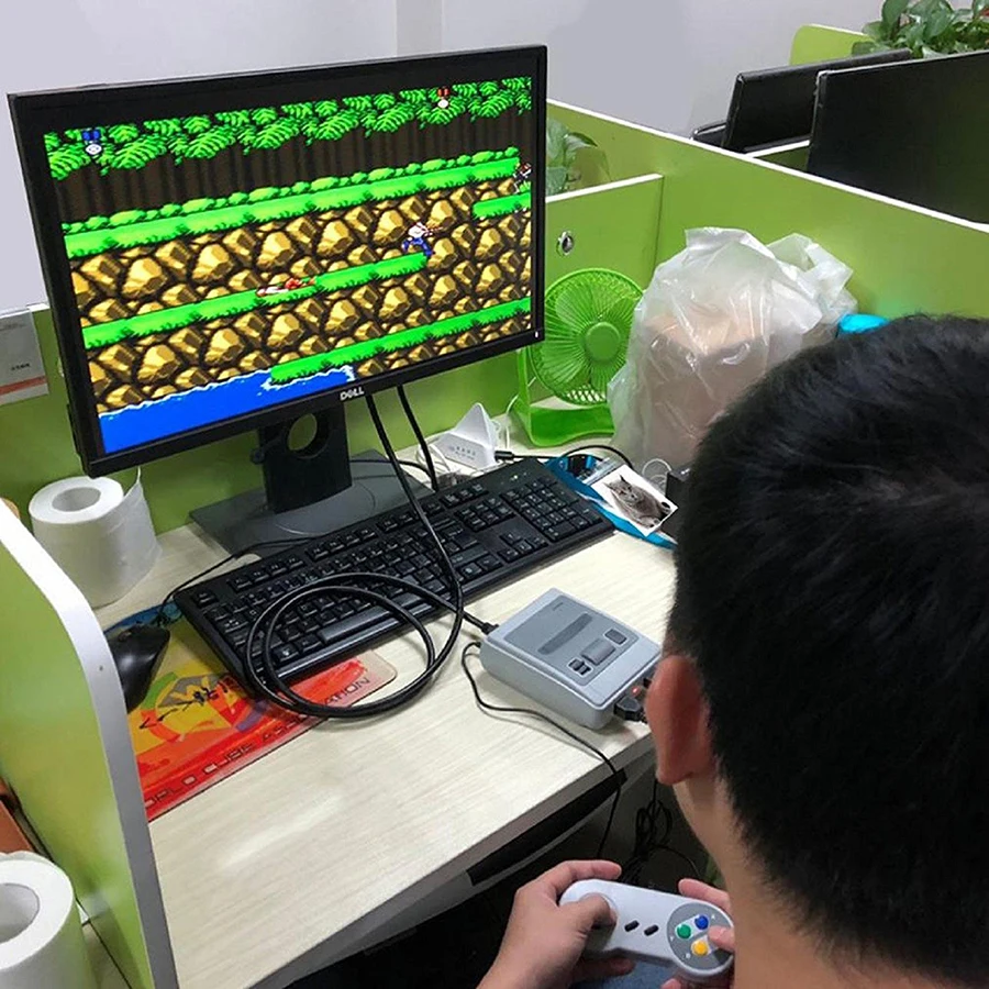 Супер SNES Mini HD Семья ТВ 8 бит видео Игровая приставка Выход портативная игровая