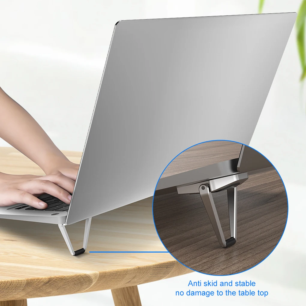 

Lightweight Laptop Cooling Stand metal Vertical Laptop Stand Foldable tablet Stand Bracket Laptop Holder for MacBook