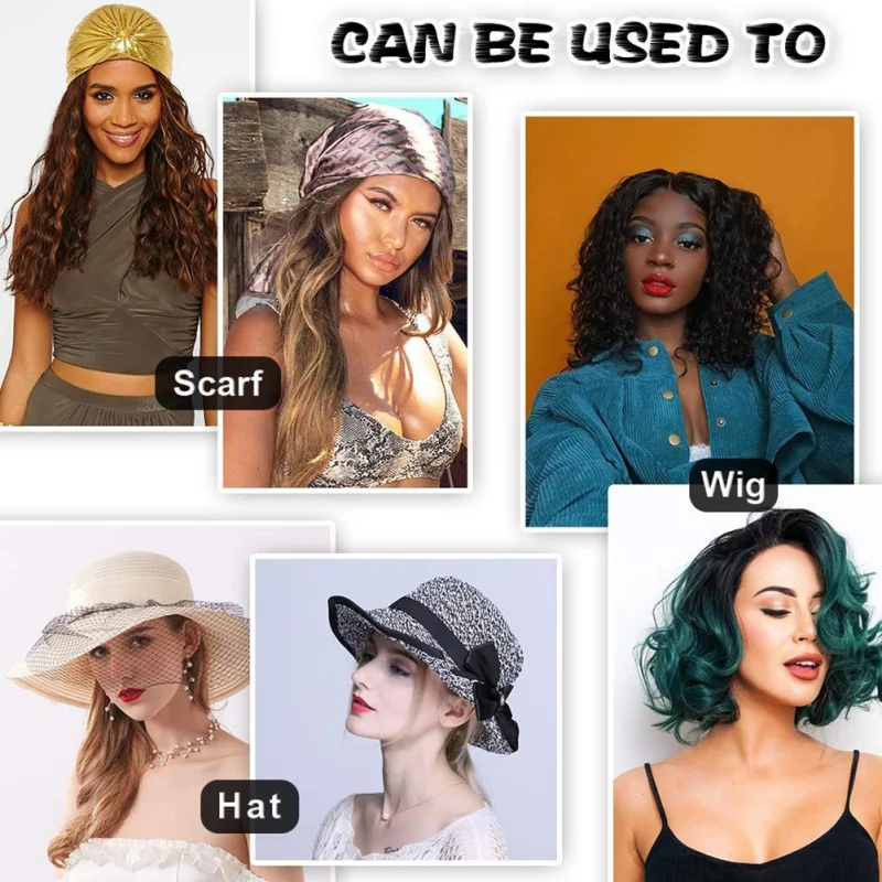 

The Silicone Band Quality Transparent Silicone Headband For Wearing Wig Soft Drop-shaped Hair Band Wig Grip