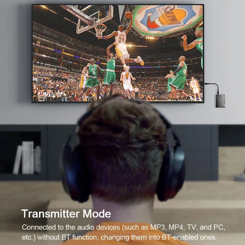 

Bluetooth 5.0 Receiver Transmitter Wireless Audio Adapter 3.5mm 3.5 Jack AUX Hands-free with Mic for TV PC Headphones Speaker