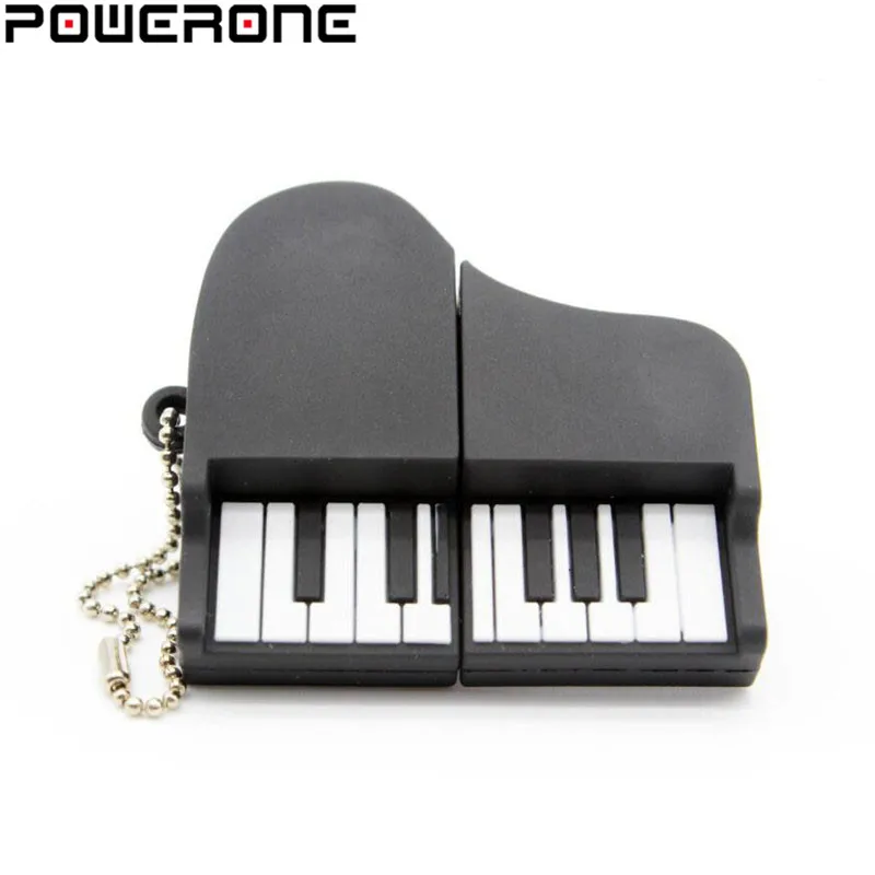 POWERONE Piano Usb флеш накопитель музыкальный Флешка 4 ГБ 8 16 32 64 Мультяшные инструменты