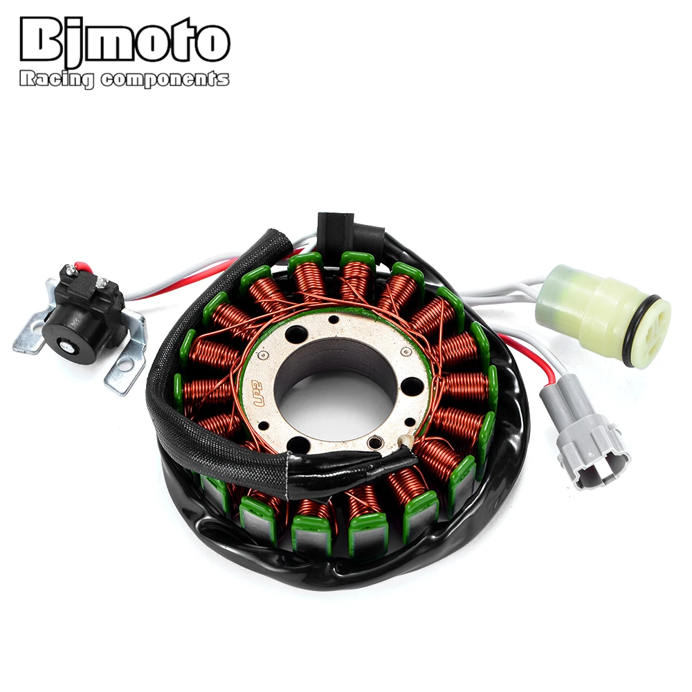 BJMOTO Motorcycle Stator Coil For Yamaha YFM125GH Grizzly 125 Hunter 2005-2008 YFM125G Grizzly125 2004-2013