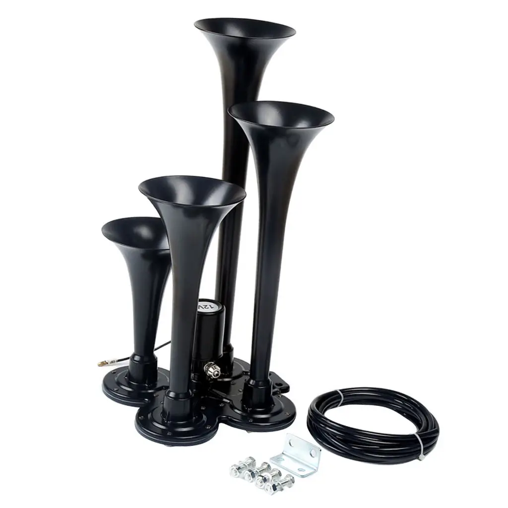 

Громкий 150 дБ 4/четыре лампочки, фотоэлектрический соленоид 12 В, черный