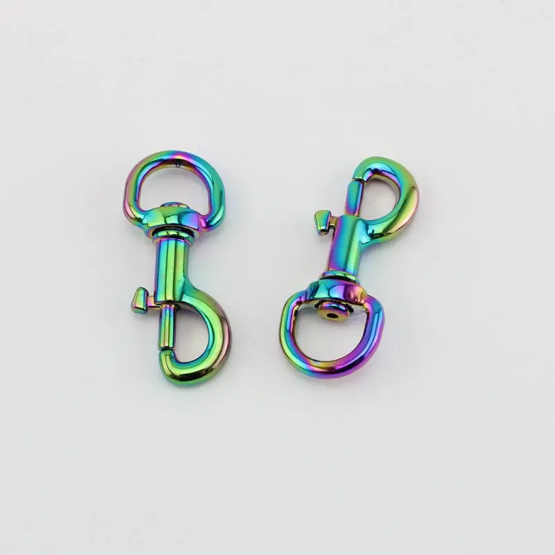 Num 4 Rainbow 10-50 шт, 7 ходовых стилей переливчатая Радуга триггер оснастки крюк, поворотные крючки аппаратные крючки для шитья - Цвет: Num 4 Rainbow