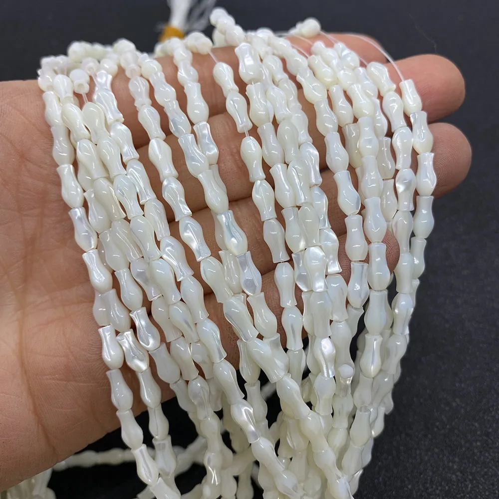 

Natural Freshwater Vase-shaped Shell Beads Wholesale DIY Handmade Fashion Exquisite Gift Necklace Bracelet Jewelry Accessories