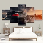5 Панель BMW E46 спортивный автомобиль картина домашний декор для Гостиная изображение настенный художественный холст Современная Модульная картина