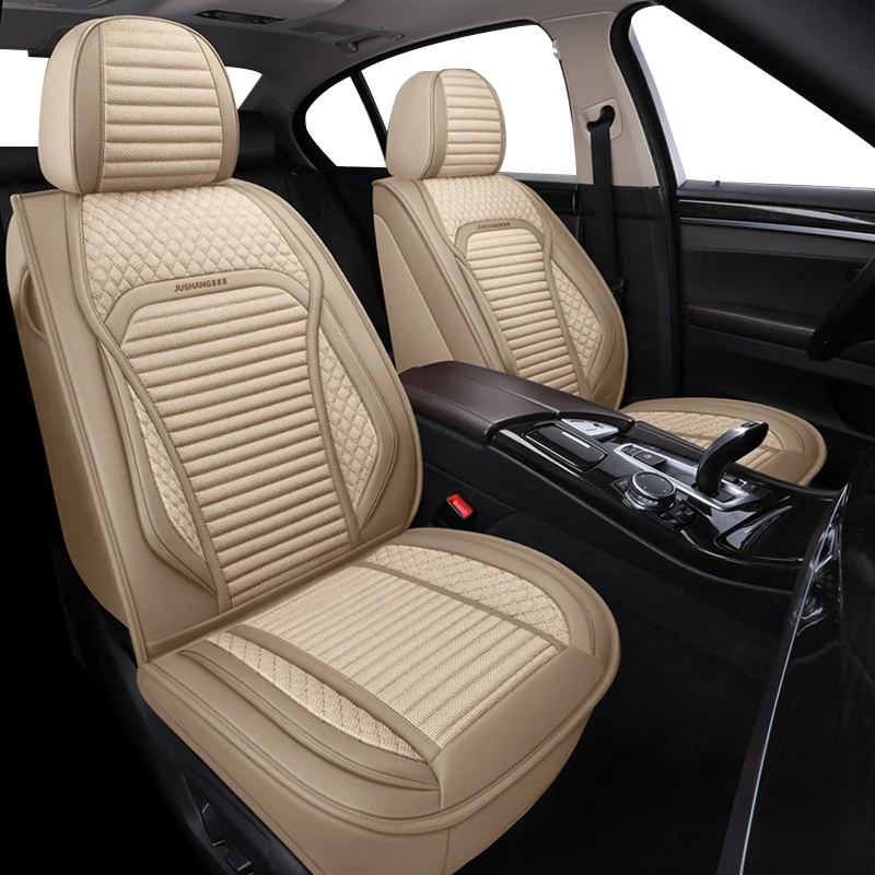 Чехлы на сиденья автомобиля ZHOUSHENGLEE льняные накидки для всех моделей навигаторов