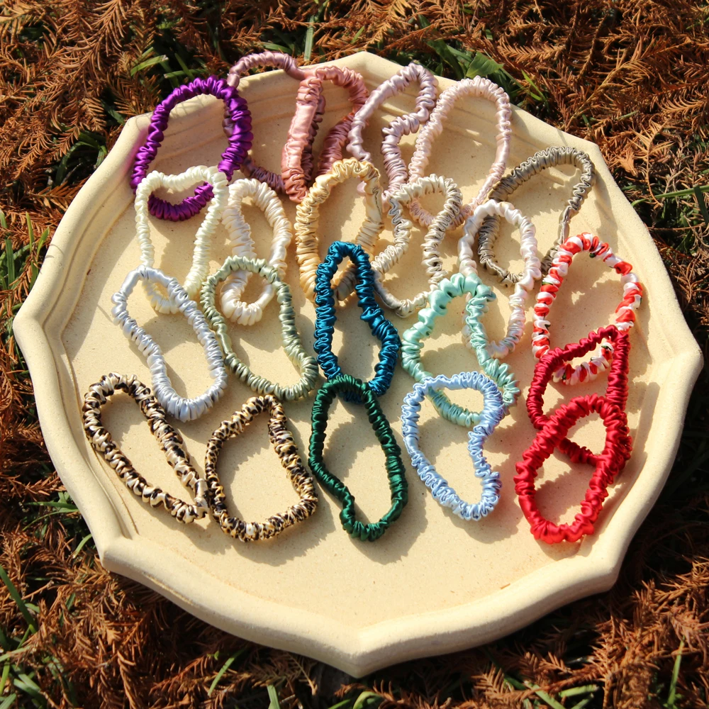 Набор из 100% чистого шелка для узких волос галстуки бабочки ремешки обтягивающие