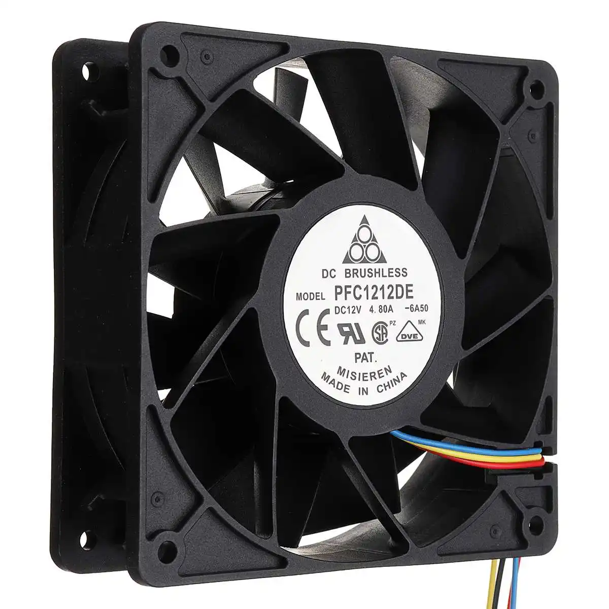 Вентилятор для охлаждения процессора Antminer Bitmain 5000 об/мин 120x120 S7 S9 | Электроника
