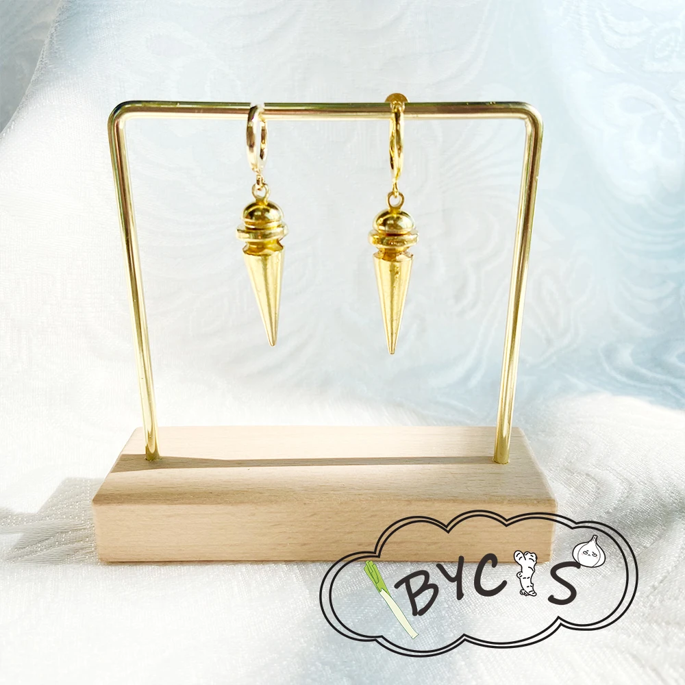 

Серьги-подделки в стиле аниме шпион X FAMILY Yor для косплея, головной убор в виде цветка, золотые серьги для девочек, аксессуары для костюмов, под...